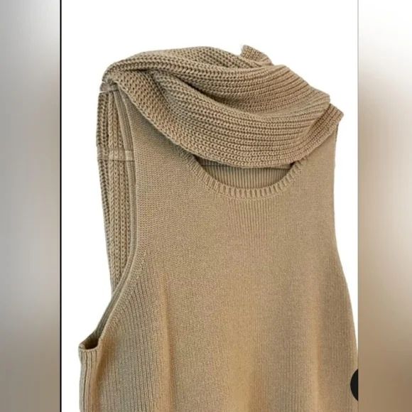 NWT CHICO'S Women's Camel Sleeveless with Cover-Up Sweater Size 3 US XL - Picture 7 of 9